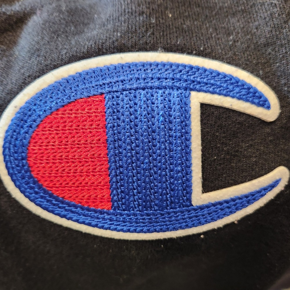 Champion Reverse Weave Sweatpants Mens Small Black Good Joggers GF71 BKC - Picture 5 of 13